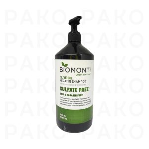 شامپو روغن زیتون بیومنتی Biomonti ضد ریزش و بدون سولفات 1000 میل