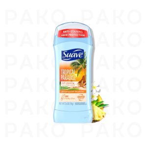 استیک ضد تعریق و دئودورانت زنانه سواو Suave مدل tropical paradise