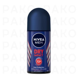 مام رول مردانه مدل DRY IMPACT نیوآ 50میلی (NIVEA)