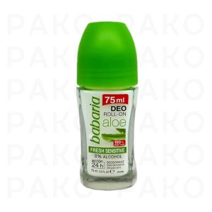 رول دئودورانت آلوئه ورا Fresh Sensitive باباریا 75ml babaria