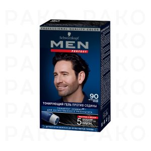 کیت رنگ موی مردانه من پرفکت Men Perfect شماره 90 رنگ مشکی