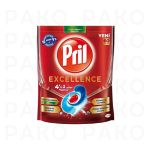 قرص ماشین ظرفشویی 4 در 1 پریل مدل Excellence بسته 60 عددی