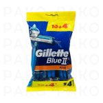 تیغ اصلاح ژیلت مدل Blue 2 Plus بسته 14 عددی