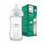 شیشه شیر پیرکس 1+ ماه نچرال فیلیپس اونت PHILIPS AVENT ظرفیت 240 میلی لیتر