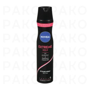 اسپری و تافت نگهدارنده مو اتریشی نیوآ nivea extreme hold حجم 250 میل