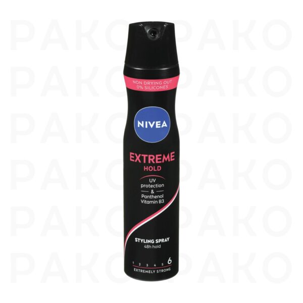 اسپری و تافت نگهدارنده مو اتریشی نیوآ nivea extreme hold حجم 250 میل